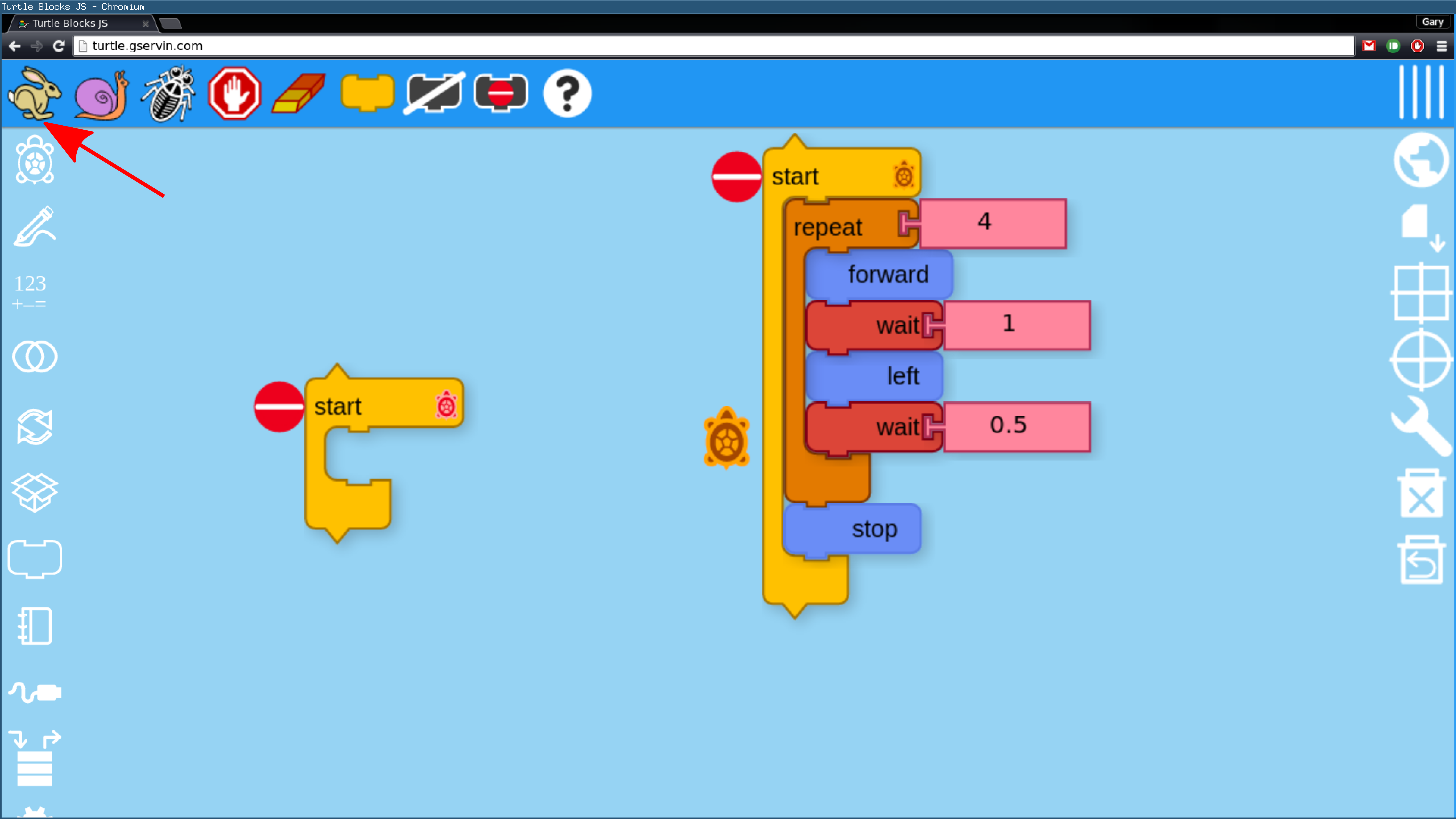 Tutorial de Turtleblocksjs