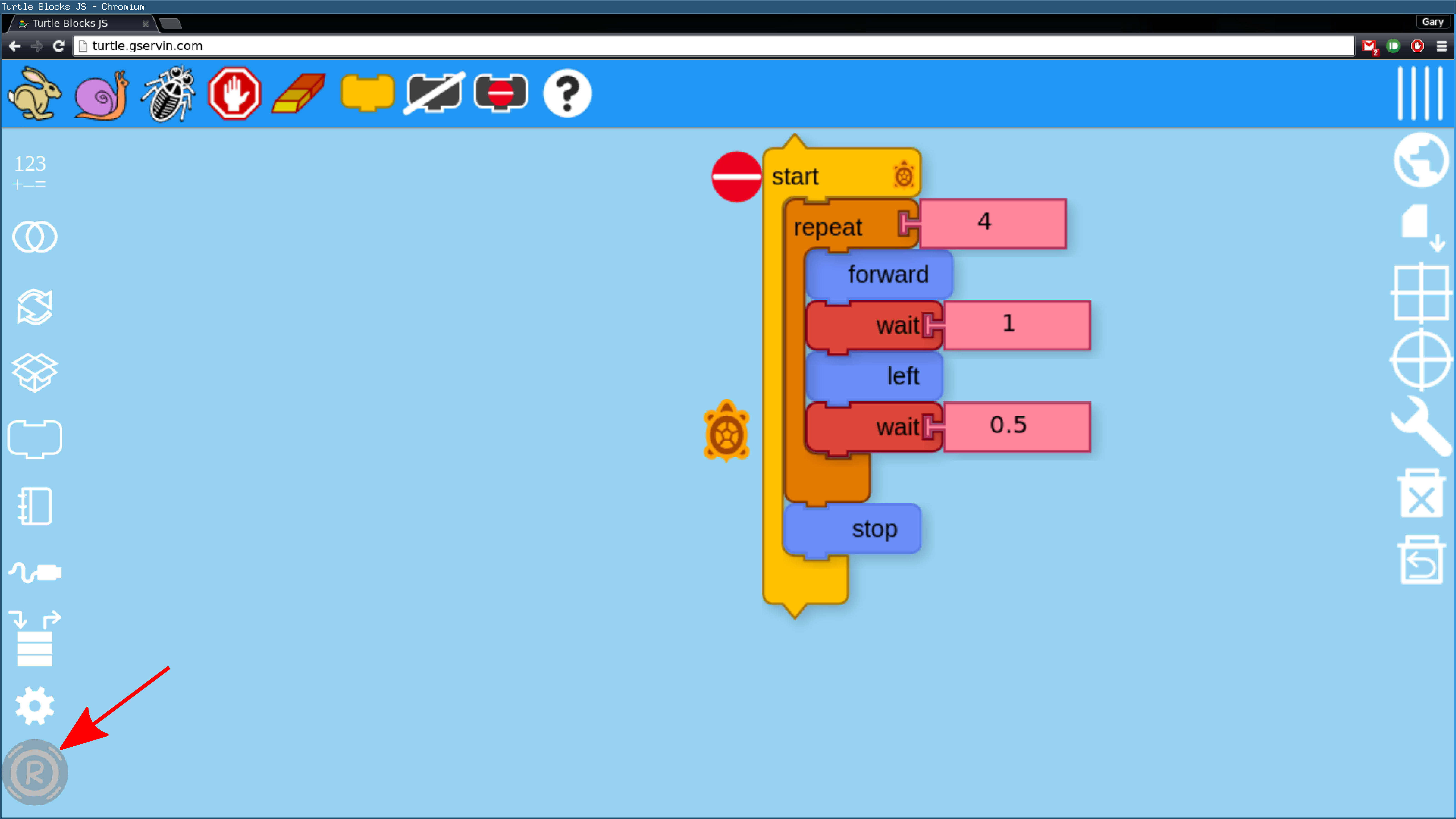 Tutorial de Turtleblocksjs